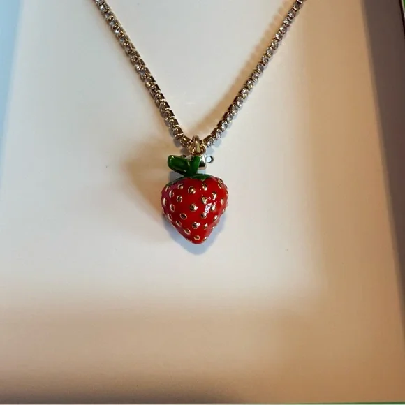Target x Kate Spade Strawberry Necklace - Picture 4 of 8